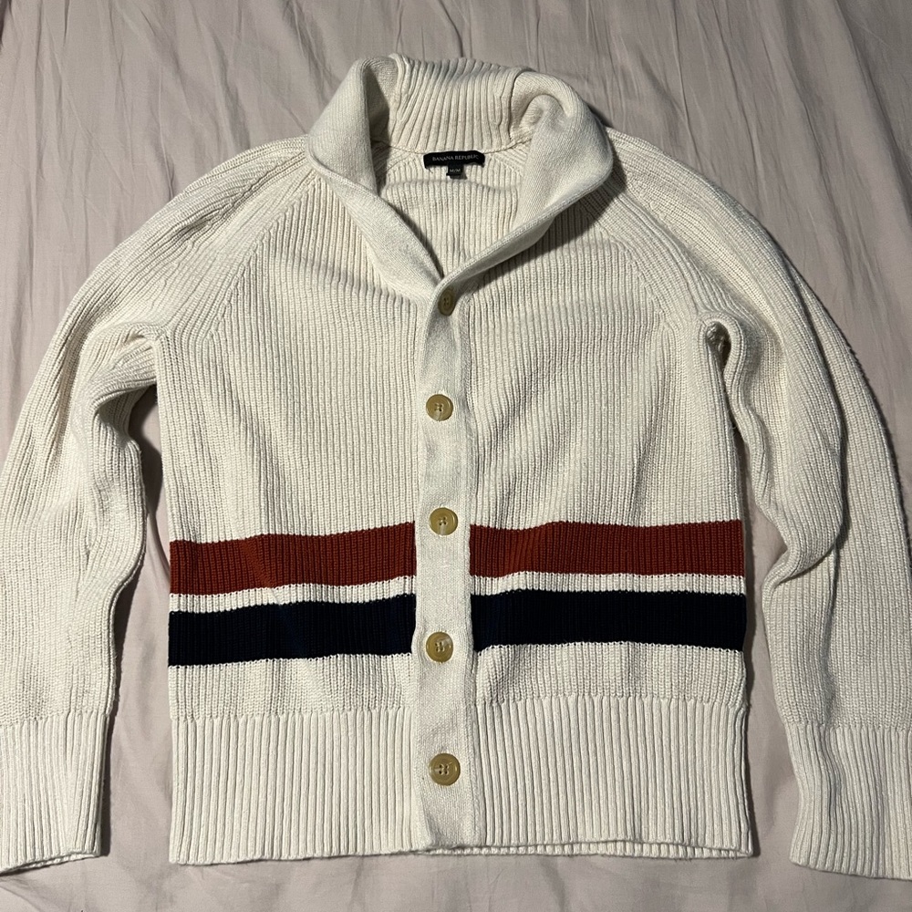 MENS BANANA REPUBLIC CARDIGAN